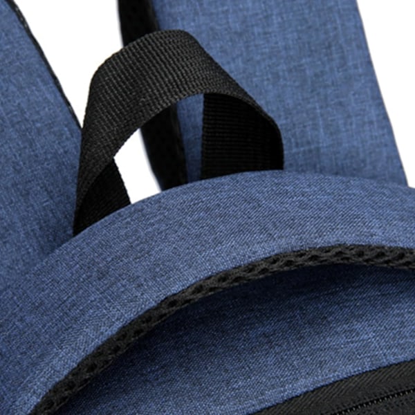 Liiketoimintareppu, matkalaukku, 39,6 cm (15,6 tuuman) kannettavan tietokoneen reppu, työ- ja koulureppu USB-portilla, heijastavat raidat, vaaleanharmaa, 30 x 13 x 44 cm