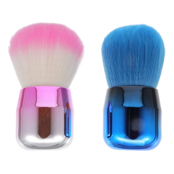 2-pack Mushroom Stucco Face Loose Powder Synthetic Fiber