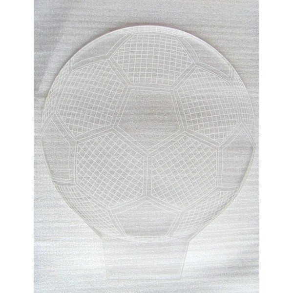 3D Fodbold Natlampe 7 Farve Skiftende LED Touch Bordlampe Dekorativ Belysning Cool Legetøj Gave
