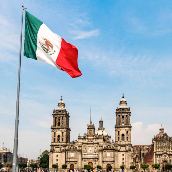 2 stk. Mexico flag 3x5 fod 2022 VM-dekorationer