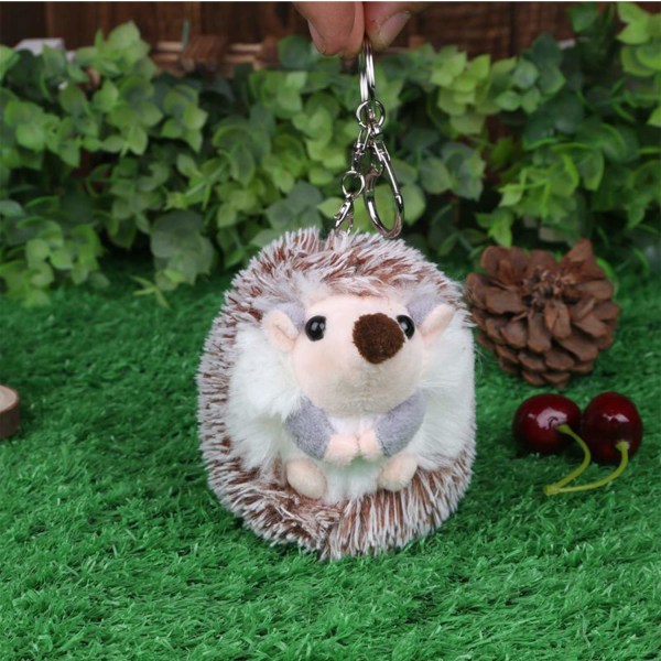 Hedgehog Plys nøglering tilbehør rygsæk klips 3,93 tommer
