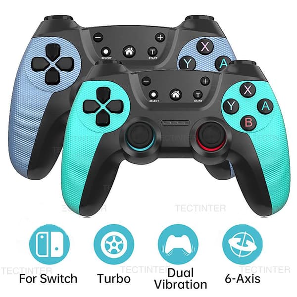Tukee Bluetooth-yhteensopivaa langatonta peliohjainta Nintendo Switch Pro/ Switch Oled /switch Lite Pc Controle