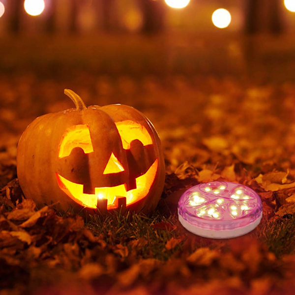 Nedsänkbara LED-lampor med fjärrkontroll, LED-färgförändrande magnetisk flytande poollampa, undervattenslampor för vasakvariedekoration Halloween jul