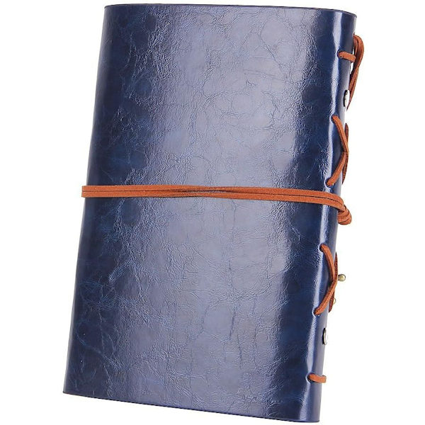 Vintage Retro PU Læderomslag Notesbog Journal Dagbog, Nautisk Spiral Tom Streng Daglig Notesblok Rejse til at Skrive i, Kraftpapir, Retro Vedhæng