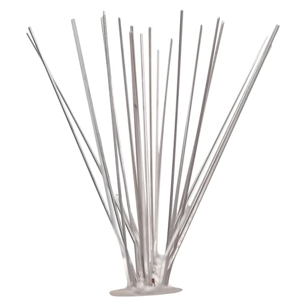 vidaXL 5-rads fuglepigger i rustfritt stål 10 stk 5 m 960