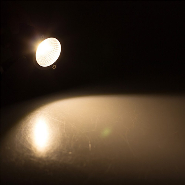 1 kpl Cob LED -valonheitin 5W 220V säädettävä, 4000k, lämmin valkoinen