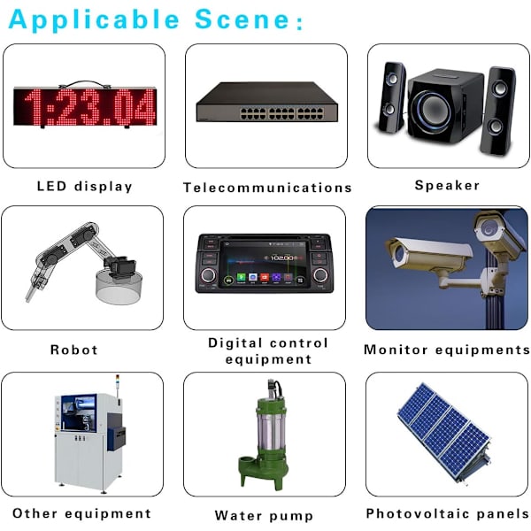 DC-DC spenningsomformer 48V til 12V 20A 240W