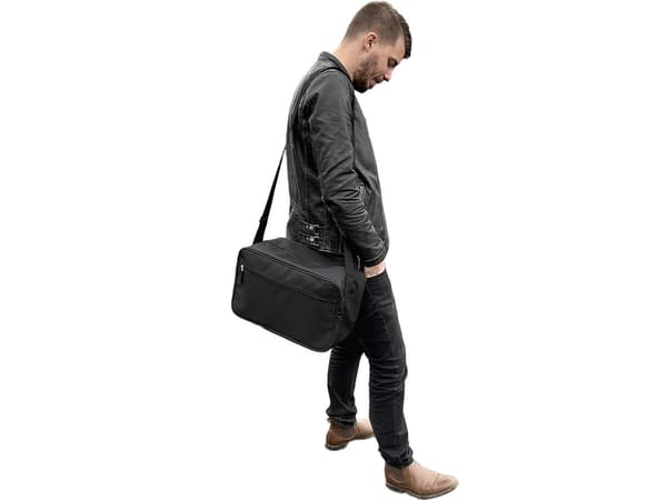 Taske 40x20x25 håndbagage Ryanair og Wizz Sort Black one size
