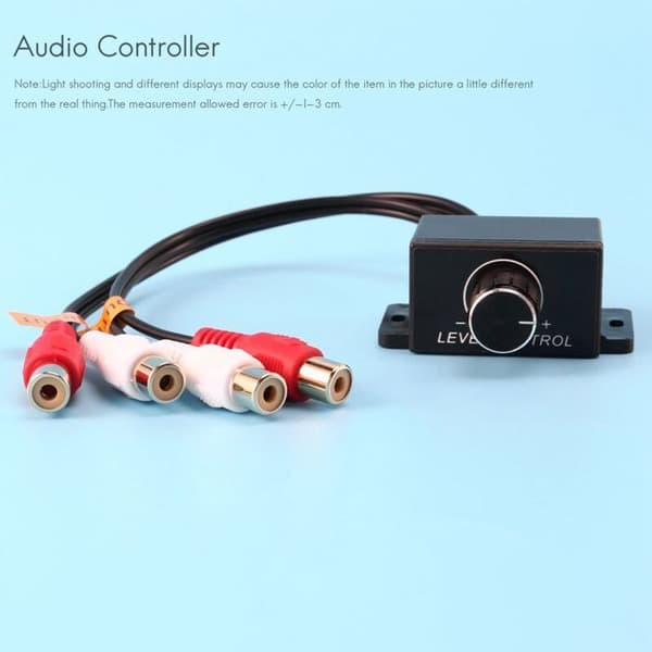 RCA Bil Basforstærker Gain Level Volume Control LC-1 Sort