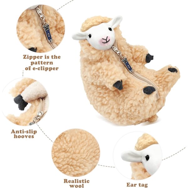 Söta Rakade Får Leksaker Kawaii Lamm Gosedjur Julklapp