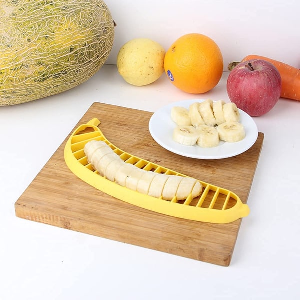 Bananslicer, Praktisk køkkenredskab, Frugt skræller  (2 stk.)