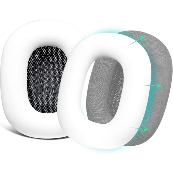 Beskyttende silikone ørepropper til AirPods Max, svedafvisende, let vaskbare, holdbare White
