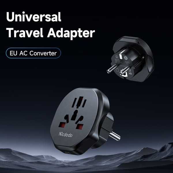 MCDODO Universal Rejseadapter EU Stik /EU/US 93