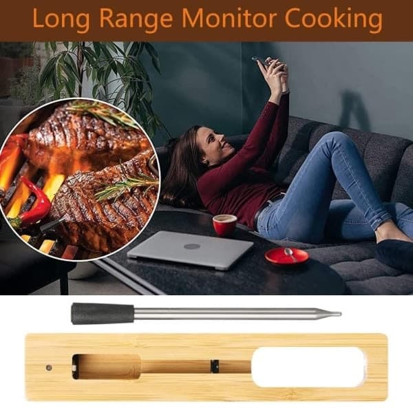 Trådløst grilltermometer stegetermometer - Perfekt