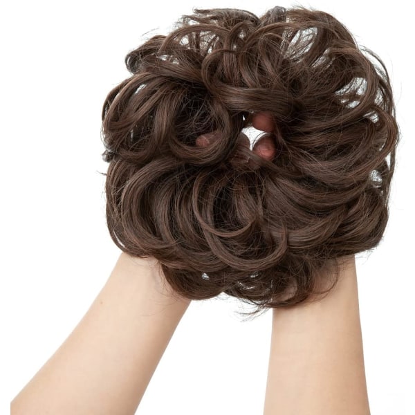 2 stk. Messy Hair Bun Curly Scrunchies for Women