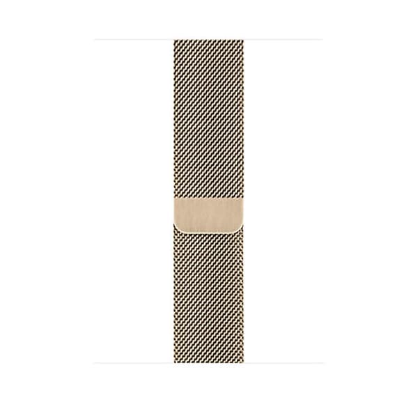 Apple guld rostfritt stål milanese loop för 38mm 40mm 41mm klockor