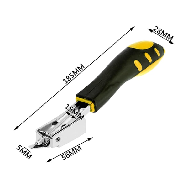Hefteklammerfjerner Heavy Duty Spikerfjerner Hefteklammer Rapid Hefteklammerfjerner for Spikring Dørrkarm Møbler