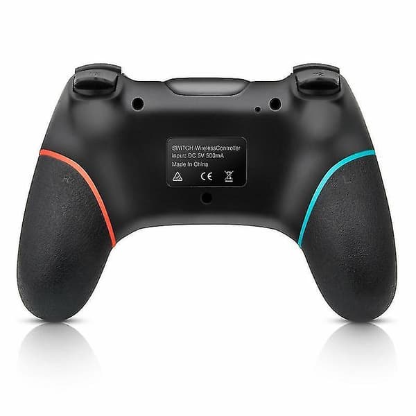Svart trådlös Bluetooth-spelkontroll 6-axlig, för Nintendo Switch Pro