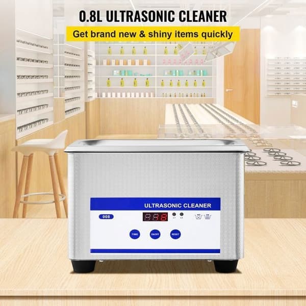 Ultralydsrenser-Duoku-0,8 L-Digital timer-Rustfrit stål-35 W