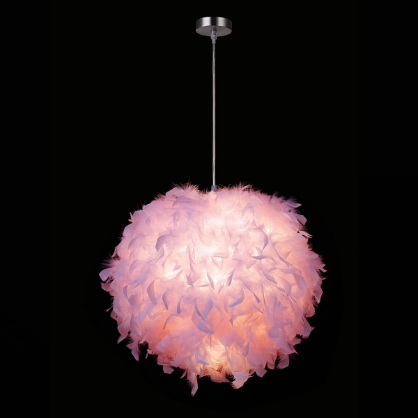 Lampeskjerm Taklampe Skjerm for Pendel Taklampe, Bordlampe, Gulvlampe, for Stue, Soverom, Kjøkken (Rosa)