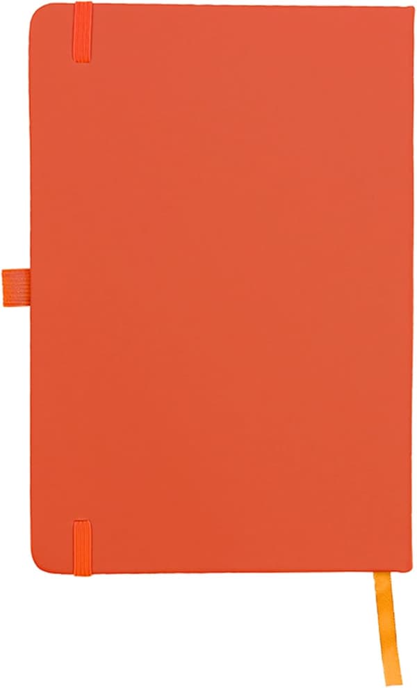 A5 Notesbog Skriveblok Ny Linjeret Hardback Journal Notesbog Dagbogsblok Orange