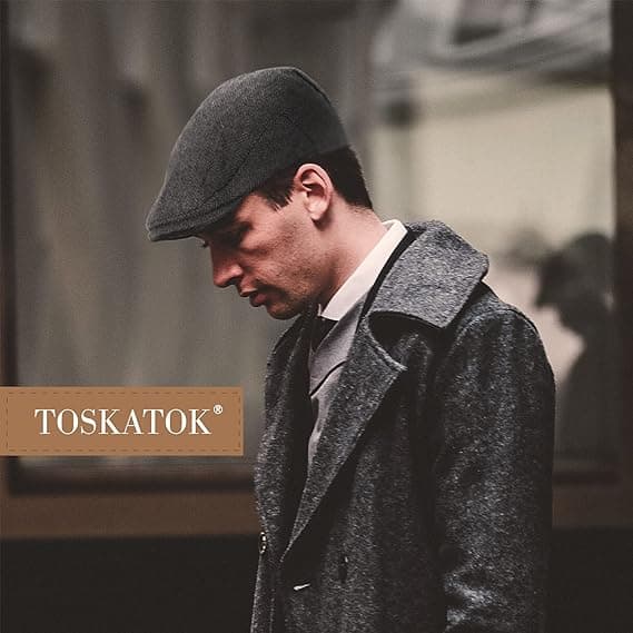 Tweed flat caps for menn