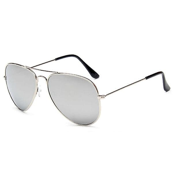 Pilot Silver Mirror Glass Silver Solglasögon