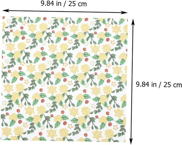 10 stk. jule-bomuldsstofkvadrater 25x25 cm DIY trykt patchworkstof