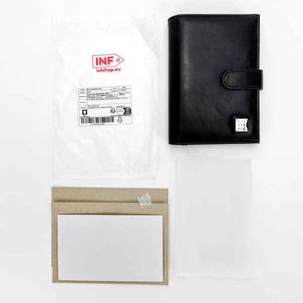 Ægte læder RFID pasmappe - Sikker rejsepung 111