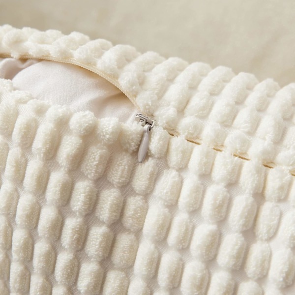 Corduroy Granule Pudebetræk Dekorative Pudebetræk Aflange Bløde Pellets Solid Pudebetræk til Sofa Soveværelse 12x20 Tommer