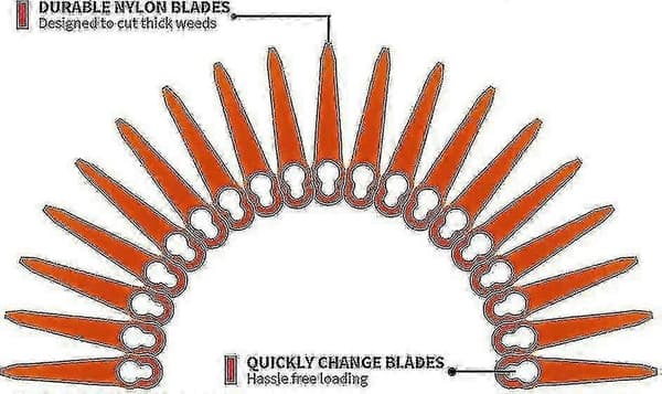 100 PolyCut-blader for Stihl FSA 30, 45, 57 og 156 gresstrimmere