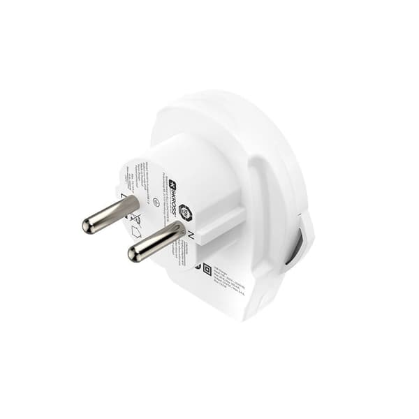 Rejseadapter Verden VERDEN-EU White