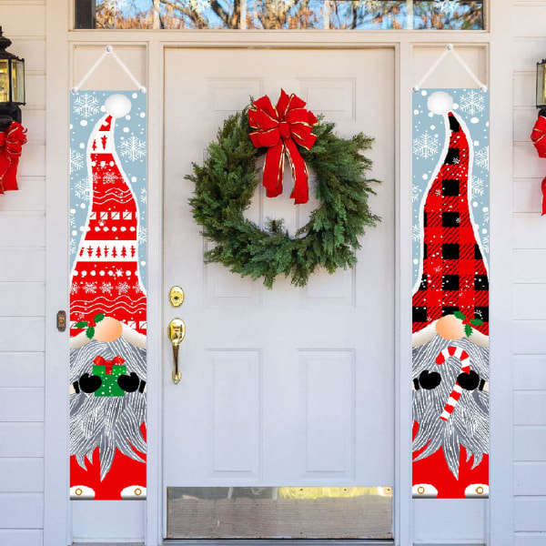 Nyttårsvers Juleveranda Banner, God Jul