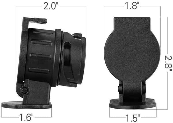 13/7 Trailer Socket Adapter 13-benet til 7-benet Trailer Adapter til Bil Trailer til 13-benet