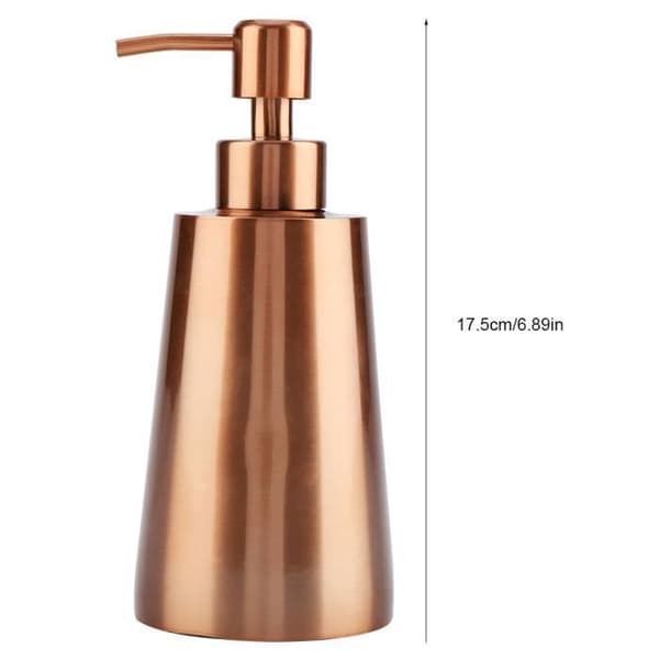 350 ml sæbedispenser 304 rustfrit stål flydende sæbe shampoo lotion dispenser M SÆBEDISPENSER