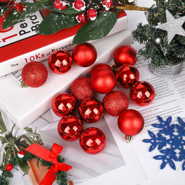 Plastjulkulor, Julkulor, Plastjulkulor till julgranen, Julgransdekorationer, för jul, semester, bröllop, festdekorationer
