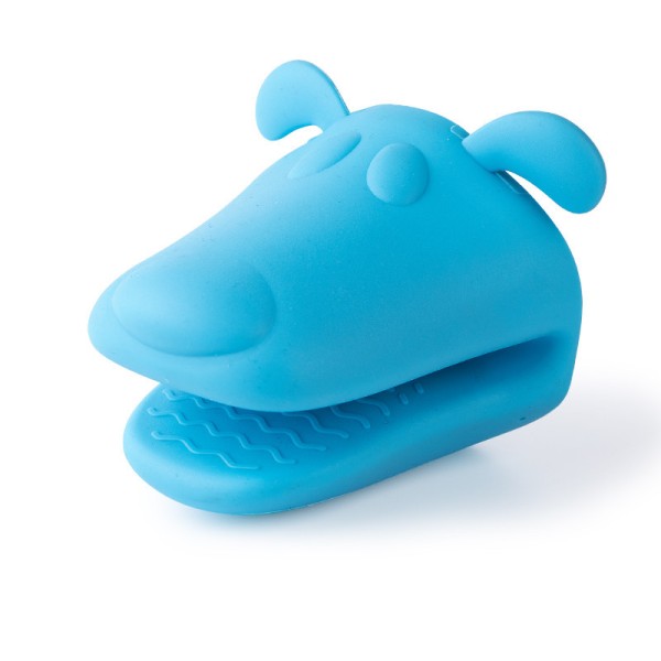 Mini Ugnshandskar-BPA-fri Silikon, Värmebeständig (2 st, Blå)
