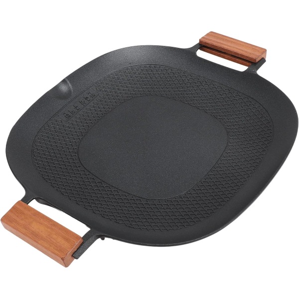 BBQ Grill Topper Grilling Pans, Innendørs Utendørs Bruk for Grill Røkt Kjøtt Grønnsaker Sjømat, Nonstick Grill Grilling Kurver