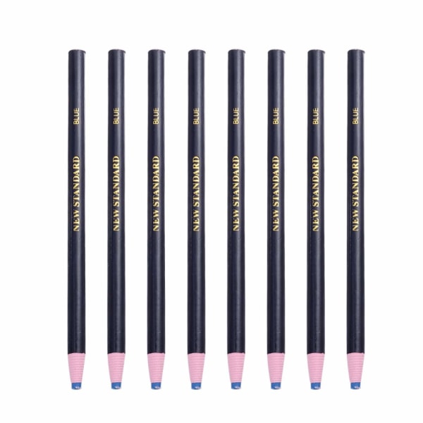 12 stk. voksblyanter Peel-Off farveblyanter China Markers blyanter (blå)