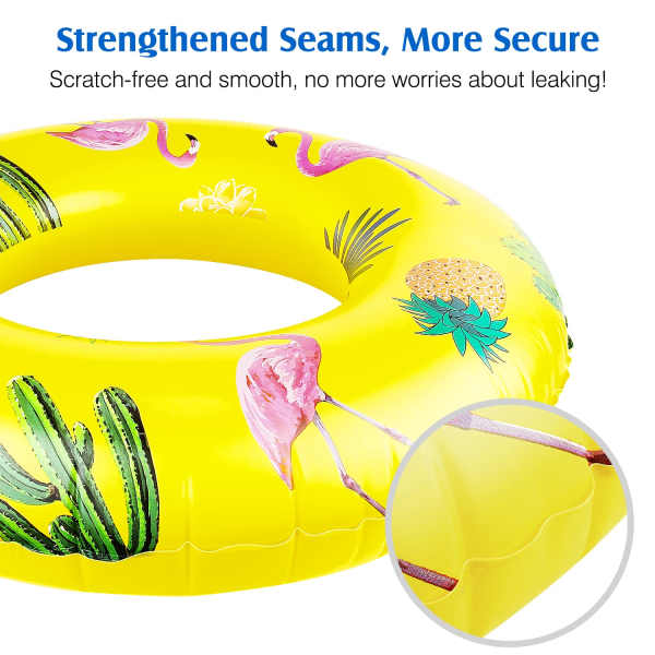 Svømmeringe til børn og voksne, oppustelig pool float