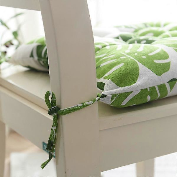 Set med 6 Stolsdynor 40 x 40, Dekorativa Kuddar Stolsdyna Trädgårdskuddar, Polyester