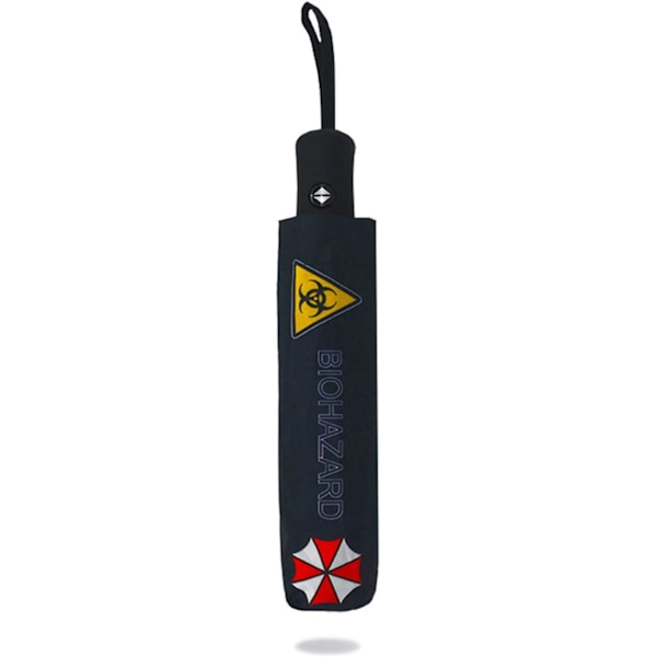 Luova Zombie Evil -tyylinen sateenvarjo Muoti Miehet Kokoontaitettavat Automaattiset Sateenvarjot Sade Musta Pinnoite Aurinkosateenvarjo 98CM