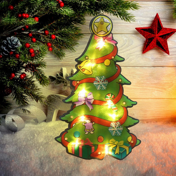 Julbelysning, LED-sugkopp Julbelysning (Inget batteri)
