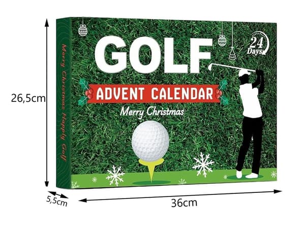 Golf-joulukalenteri 24 jouluyllätyksellä 600