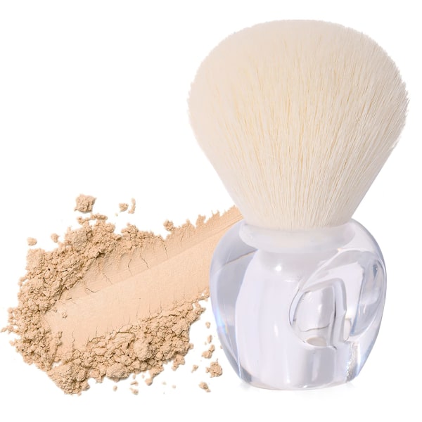 Pudder Makeup Børster, Blush Børster, Store Ansiktsbørster for Løs eller Presset Fikserings Pudder, Bronzer Børster med Plysj Fiber
