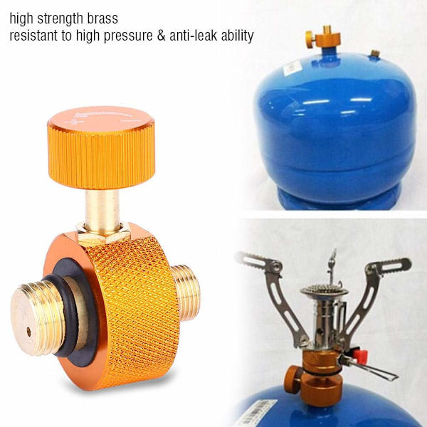 Gasflaska Adapter, Gasbehållare Brännare Adapter