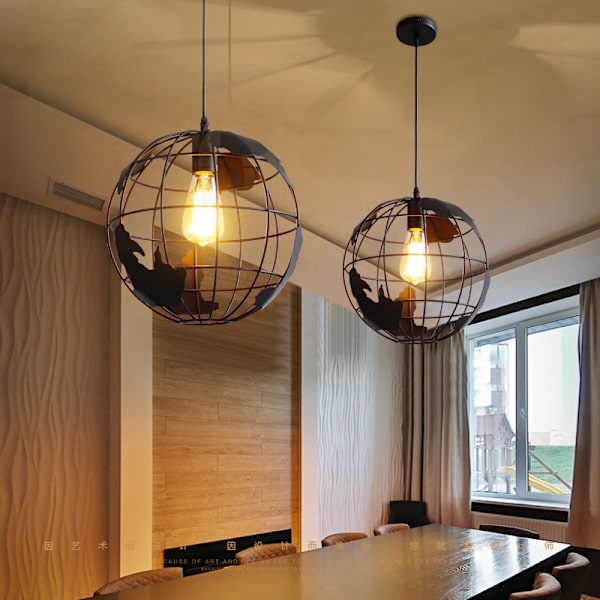 Retro Pendellampe Takpendel Lys E27 20cm (1 stk)
