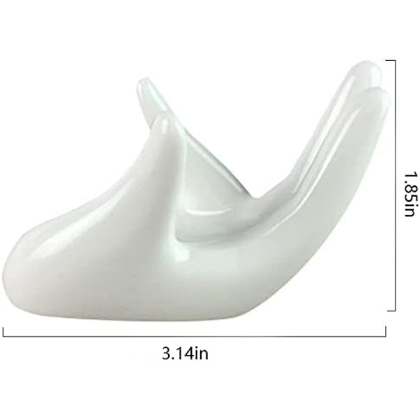 3D Månelampe Stativ Krystal Kuglestativ 3.14x1.85in,2stk(Keramik)