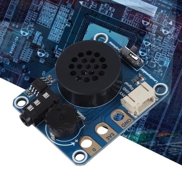 Højttaler - Minifinker - NS8002 Forstærker - Kablet tilslutning - Micro:bit
