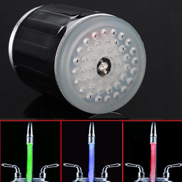 2 stk. Farverig LED Vandhane